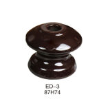 ED Series Brown/White Porcelain Shackle Insulator