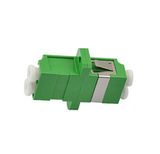 LC/APC Singlemode Duplex Adaptor with Flange