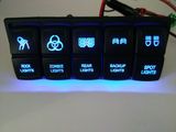 4X4 on-off 5 Pin LED Light Rocker Switch Nissan Jeep Arb Switch 4WD