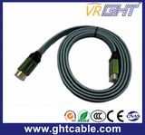 1.8m Cu High Quality Flat HDMI with Braiding Jacket 2.0V