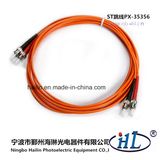 Duplex St/mm/Om2 Fiber Optic Patch Cord Good Interoperability