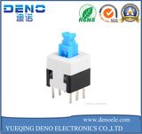 6 Pin Self Locking Key Press Switch