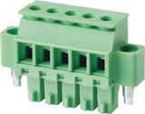 Pluggable Terminal Block Connector with Nut (WJ15EDGKAM)