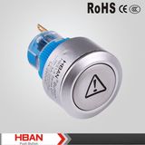 22mm Momentary 1no1nc Customized Pattern Plastic Switch