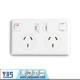 Aus/Nzs Standard Wall Plate USB Wall Socket for Au