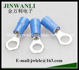 RV1.25-3.5 Vinyl Insulated-Single Sleeve Copper Insulated Ring Terminals