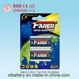 1.5V Farer Super Heavy Duty Dry Battery (R14 Um-2, C)