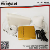 New Fashion Design Gold Signal Booster/Home Mobile Tri Band Signal Ampkifier for Hotel