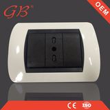 Hot Sale Italian Style 2 Way Socket Wall Switch Socket