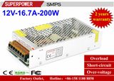 12V 16.7A 200W Security Monitoring Switching Power Supply