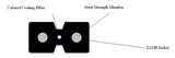 FTTH 1 Core Flat Bow-Type Fiber Optic Drop Cable