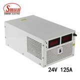 Smun S-3000-24 3000W 24VDC 125A Single Output Switching Power Supply