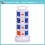 2m Extension Power Strip Socket with 16 AC Outlets with USB Cord