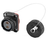 Made in China Waterproof Quick Panel Mount Connector/2pin Female Socket