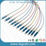 12 Color LC/Upc Fiber Optical Patch Cord Pigtails