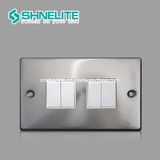 British Standard 4 Gang 1 Way Light Switch OEM