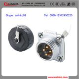 Circular 20AMP Waterproof 4 Pin LED Cabinet Connector