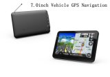 7.0inch Car Wince 6.0 GPS Navigation with ISDB-T TV, 8GB Flash