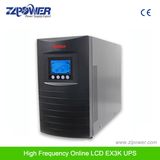 Ture Online UPS 120V 220V LCD LED High Frequency Single Phase (EX1-3K TX1-3K)