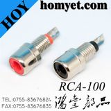 Solder Type RCA Socket RCA Connector with Thread