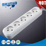 5 Outlets European Power Extension Socket