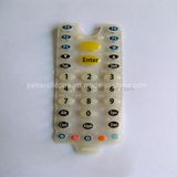 Rubber Silicone Keypad with Epoxy Resin Coating Key Cover
