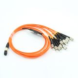 MPO-FC 12 Cores Multimode Fiber Optical Patch Cord