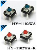 High Quality 6*6mm Colorful Button DIP Tact Switch