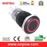 Onpow Metal Push Button Switch (LAS1-AGQ-11E/R/12V/A, 19mm, CE, UL, CCC, RoHS)