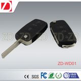 New Product High Quality Feel RF 433/315 MHz of 3 Button Car Key Universally Use Remote Control Zd-Nb01