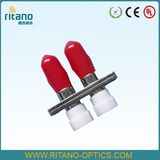 Singlemode Duplex Fiber Optic St Adapter for FTTH Solution Working with Metal