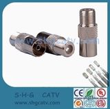 F/Female to TV 9.5mm IEC/Male Adapter Connector (FP01)
