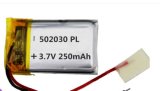 502030 Recharger 3.7V 250mAh Lithium Polymer Battery Pack