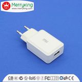 En 61558 EU Plug Single Port 5V 1A 2A USB Charger Free Samples