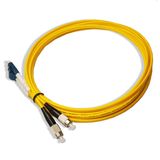 FC-LC Singlemode Duplex Fiber Telecom Patch Cord