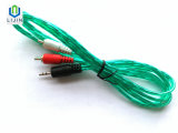 3.5mm Stereo to 2male RCA Cable with Alu Foil