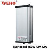 Hot Sale DC12V 150W IP53 Rainproof LED Power Supply (WFY-150-12)