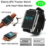 Adults/Elderly GPS Tracker Watch with Heart Rate & Pill Alarm Y16