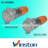 Waterproof Three Phase 4 Round Pin Extension Socket with CE