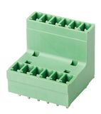 Header Terminal Block with Flange and Double Level