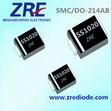 10A Schottky Barrier Rectifier Diode Ss102 Thru Ss1020 SMC-Do/214ab Package