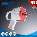 2 Pin EU Electric Plug with Handle-Bar with Grounding
