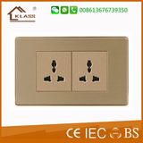 Home Use/Office Use Double Mf Electric Switched Socket