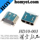 0.5mm 19pin Vertical HDMI Connector (HD10-003)