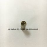 RF Connector, F Male Plug to PAL Male