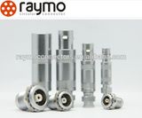 Coaxial 75 Ohm Circular Connector / Push- Pull and Self -Locking Straight Plug with Cable Collet