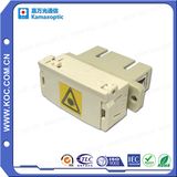 Sc/mm Duplex with Shutter Fiber Optic Adapter