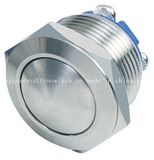 Vandalproof Push Button Switch 19mm Round Switch