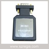 Mini Data Connector Adapter Coaxial VGA to HDMI Cable
