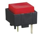 Tact Switch with Red Button (PBS-18B)
